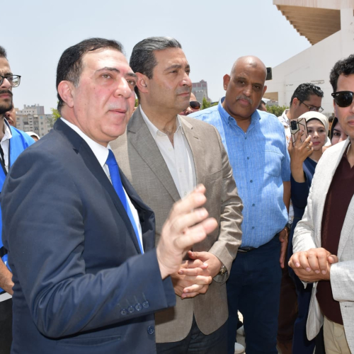 وزير الشباب والرياضة ومحافظ دمياط يتفقدان الطرح الاستثماري ومشروع الموهبة والبطل الأوليمبي