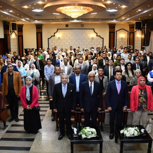 وزير الشباب  ومحافظ شمال سيناء يشهدان اللقاء الحواري الرابع بعنوان"مهددات الأمن القومي ..ثورة٣٠ يونيو  .. شعب يحمي وطن