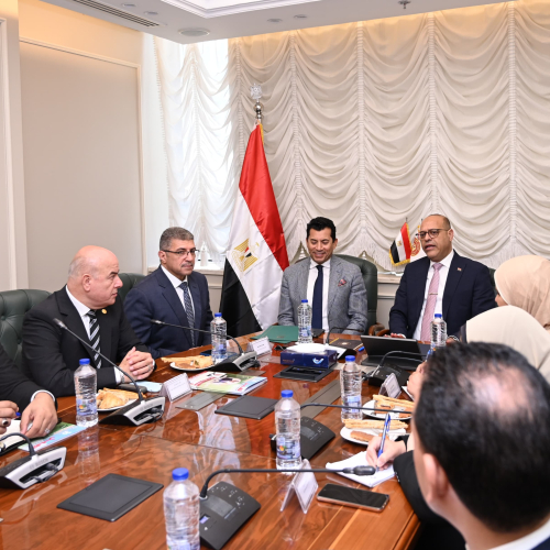 وزير الشباب يلتقي وزير العمل لبحث التعاون في مجالات التوظيف والتدريب المهني