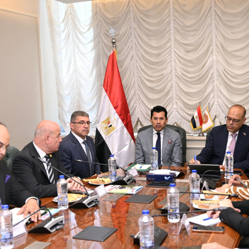 وزير الشباب يلتقي وزير العمل لبحث التعاون في مجالات التوظيف والتدريب المهني
