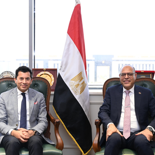 وزير الشباب يلتقي وزير العمل لبحث التعاون في مجالات التوظيف والتدريب المهني
