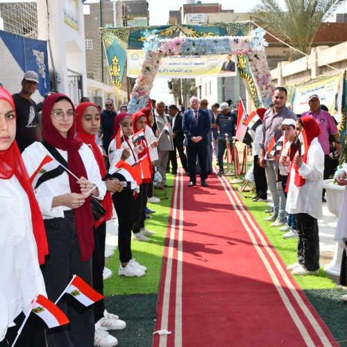 وزير الشباب والرياضة ومحافظ دمياط يقوما بجولة تفقدية في مركزي شباب حجاجة وتفتيش السرو