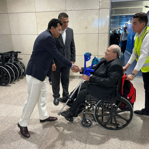 بالصور .. وزير الشباب والرياضة يستقبل أبطال منتخب الكرة الطائرة البارالمبي بعد التتويج ببطولة إفريقيا