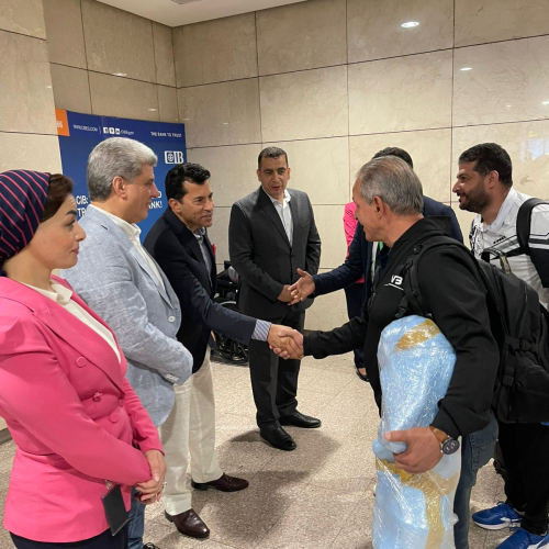 بالصور .. وزير الشباب والرياضة يستقبل أبطال منتخب الكرة الطائرة البارالمبي بعد التتويج ببطولة إفريقيا