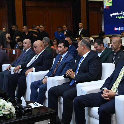 وزير الشباب والرياضة يشهد وقائع المؤتمر الصحفي للإعلان عن النسخة الرابعة من مشروع "30 يوم تحدي" وماراثون العلمين