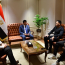 وزير الشباب والرياضة يلتقي بطل المصارعة مصطفى حسين