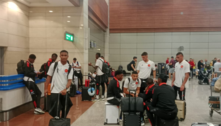 وصول منتخب كولومبيا اول المنتخبات المشاركة في بطولة خوفو الدولية
