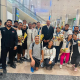 وزير الرياضة يهنئ أبطال الخماسي الحديث عبر تقنية الفيديو كونفرانس بعد سيطرتهم على بطولة العالم للناشئين بالمجر