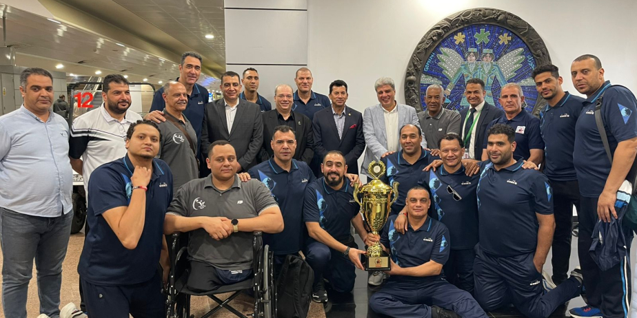 بالصور .. وزير الشباب والرياضة يستقبل أبطال منتخب الكرة الطائرة البارالمبي بعد التتويج ببطولة إفريقيا