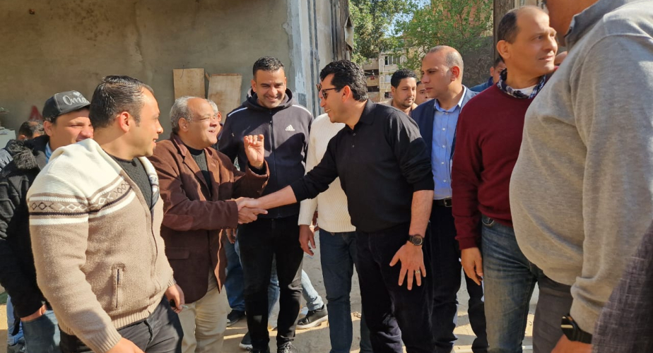 وزير الشباب يتفقد أعمال التطوير بمركز شباب الشرابية تمهيداً لافتتاحه الفترة المقبلة