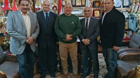 رئيس إتحاد الأثقال فى ضيافة بيت  الأبطال نادى 23 يوليو