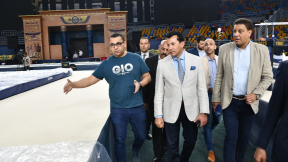 وزير الشباب والرياضة يتفقد الاستعدادات النهائية لبطولة كأس العالم للجمباز الفني القاهرة 2025