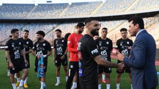 وزير الشباب والرياضة يشهد المران الأخير لمنتخب مصر قبل السفر إلى المغرب لمواجهة إثيوبيا في تصفيات كأس العالم