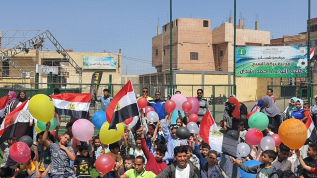 استعدادات مكثفة لاستقبال المصلين في باستاد الطور الرياضي