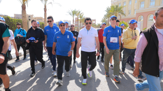 وزير الرياضة يشهد إطلاق أكبر ماراثون من أجل التعليم المتميز بالجامعة البريطانية