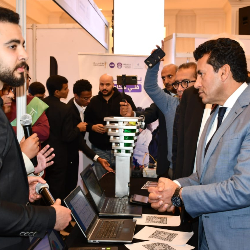 وزير الشباب والرياضة وعدد من السفراء يشهدون حفل افتتاح الملتقي الدولي الثالث للذكاء الاصطناعي