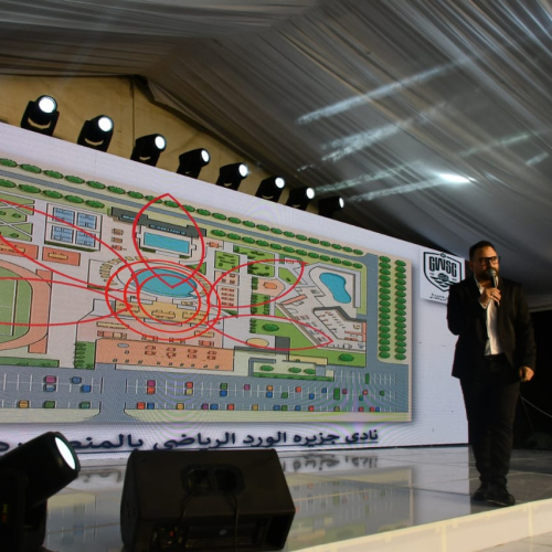 وزير الشباب والرياضة يختتم زيارته لمحافظة الدقهلية بوضع حجر الأساس لفرع نادي جزيرة الورد الرياضي بالمنصورة الجديدة