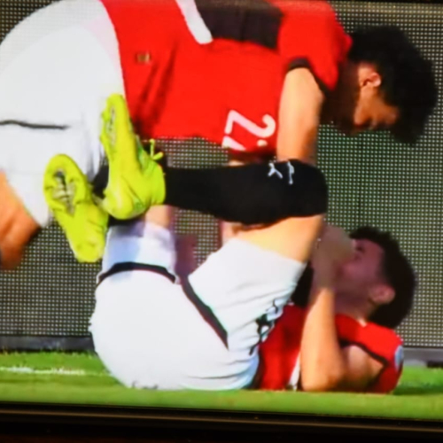 وزير الرياضة يهنيء منتخب الشباب تحت ٢٠ سنة  لكرة القدم بعد الفوز علي غانا والتأهل للمونديال