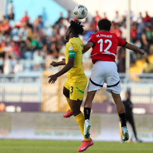 وزير الرياضة يهنيء منتخب الشباب تحت ٢٠ سنة  لكرة القدم بعد الفوز علي غانا والتأهل للمونديال