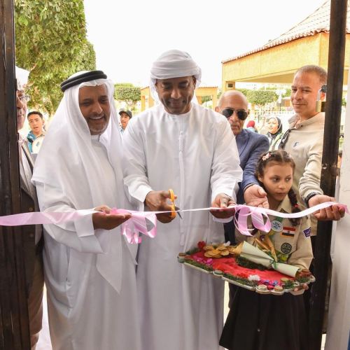 وفد مؤسسة زايد العليا لأصحاب الهمم يفتتح مركز التخاطب وتنمية المهارات بمركز التنمية الشبابية بالشيخ زايد بالاسماعيلية