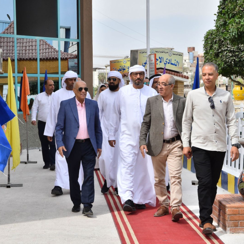 وفد مؤسسة زايد العليا لأصحاب الهمم يفتتح مركز التخاطب وتنمية المهارات بمركز التنمية الشبابية بالشيخ زايد بالاسماعيلية