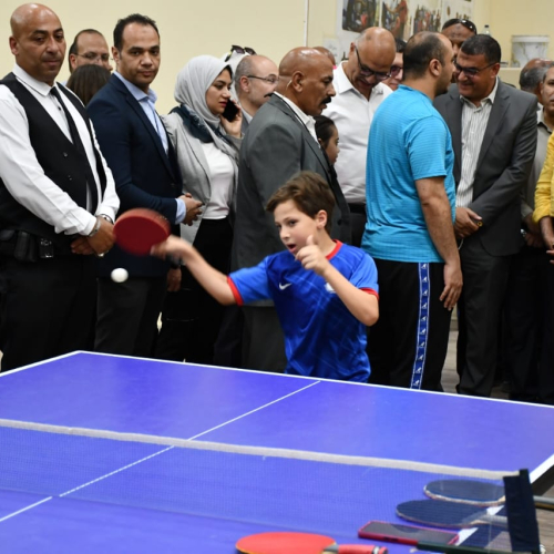 وزير الرياضة ومحافظ القليوبية يتفقدان نادي العبور ويفتتحان عددًا من المشروعات الرياضية
