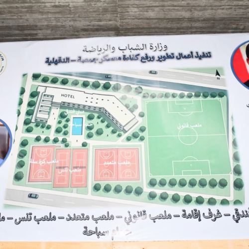 وزير الشباب والرياضة ومحافظ الدقهلية يفتتحان الممشي الجديد والتراس الاجتماعي علي النيل بنادي الحوار