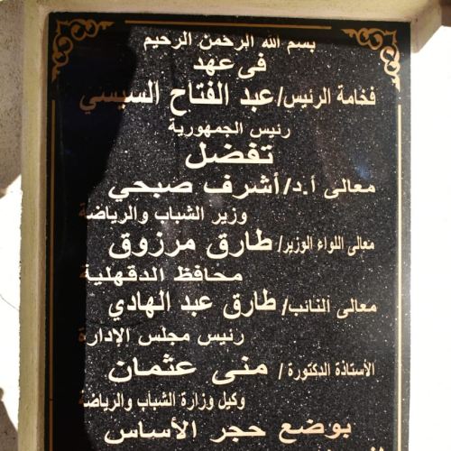 وزير الشباب والرياضة يختتم زيارته لمحافظة الدقهلية بوضع حجر الأساس لفرع نادي جزيرة الورد الرياضي بالمنصورة الجديدة