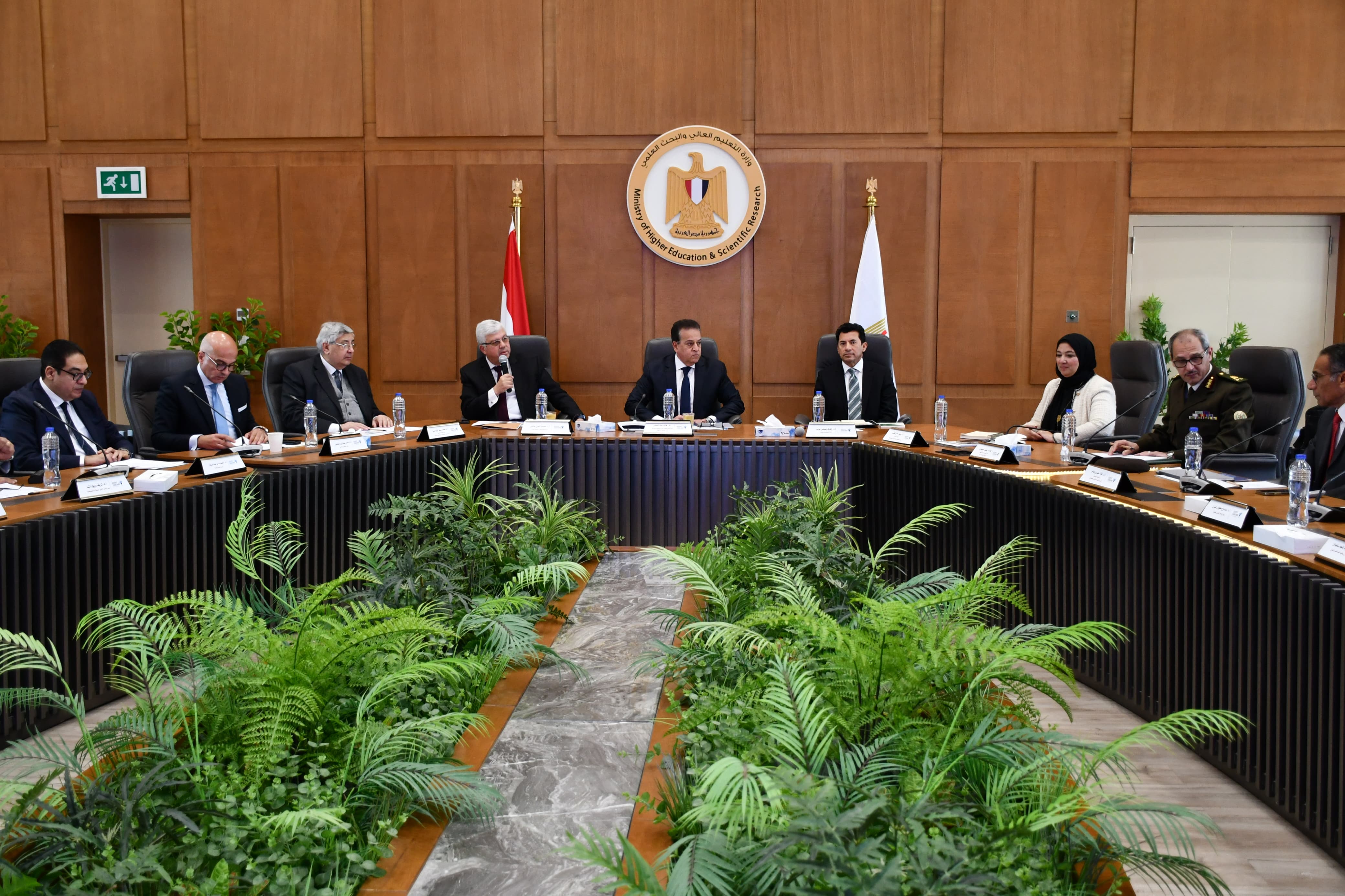 وزير الرياضة يشهد الاجتماع الرابع لمجلس إدارة المشروع القومي للجينوم المرجعي للمصريين وقدماء المصريين