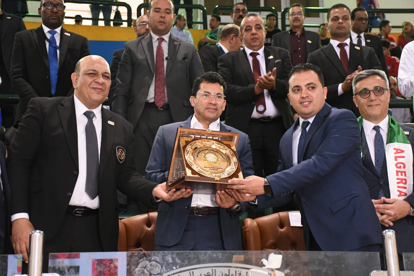 وزير الرياضة يشهد افتتاح البطولة الأفريقية التاسعة  للووشو كونغ فو *