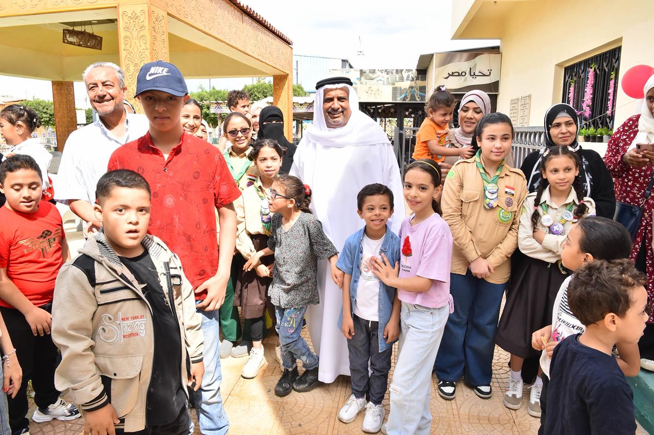 وفد مؤسسة زايد العليا لأصحاب الهمم يفتتح مركز التخاطب وتنمية المهارات بمركز التنمية الشبابية بالشيخ زايد بالاسماعيلية
