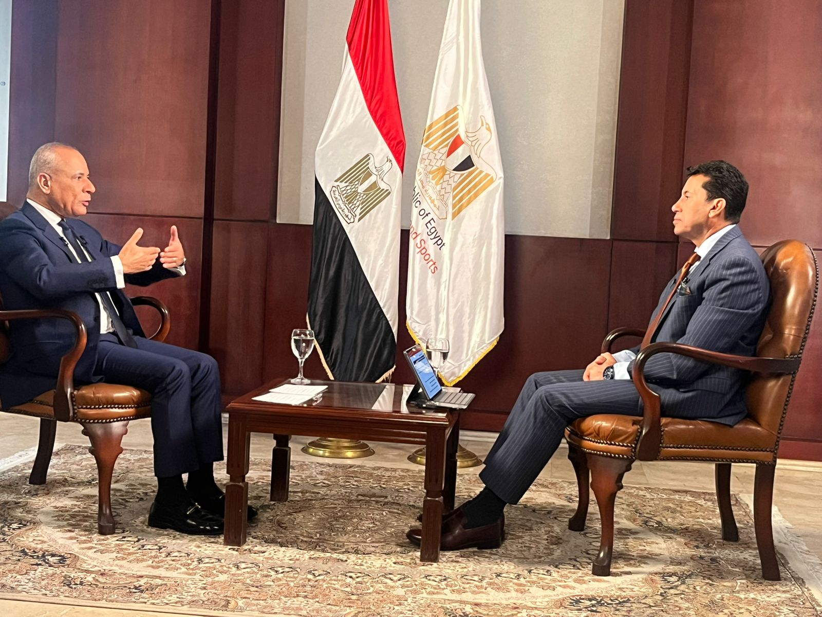 الليلة .. وزير الشباب والرياضة يتحدث عن الملفات الشائكة في حوار ناري مع الإعلامي أحمد موسى